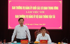 Đảng ủy Bộ GTVT lãnh đạo, chỉ đạo triển khai hiệu quả nhiều nhiệm vụ lớn