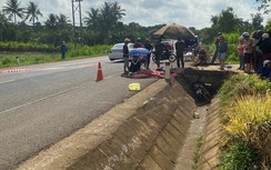 Bản tin TNGT 25/5: Xe máy lao xuống mương, 2 người tử vong