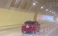 Xử lý tài xế chạy ngược chiều trong hầm Thần Vũ