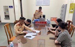 Xử phạt thiếu niên đi mô tô lạng lách, đánh võng, bỏ chạy trước xe CSGT