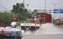 Mưa lớn kèm lốc xoáy làm hàng trăm ha lúa sắp thu hoạch ở Quảng Trị đổ rạp