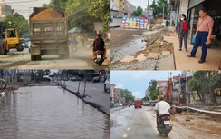 Bắc Ninh: Đường tỉnh 295 thi công ẩu, dân bất an