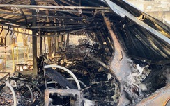 Cao đẳng Điện lực miền Trung lên tiếng về vụ cháy hàng chục xe điện trong sân trường