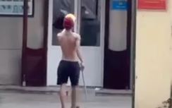 Thông tin mới vụ thanh niên cầm tuýp sắt xông vào công an phường gây rối