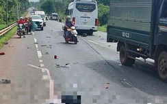 Va chạm với xe khách, nam thanh niên tử vong thương tâm