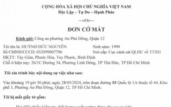 Thông báo mất giấy tờ