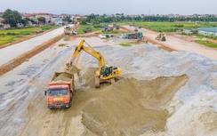 Diện mạo đường Vành đai 4 sau gần một năm thi công