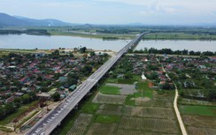 Ngắm cầu dài nhất tuyến cao tốc nối Nghệ An - Hà Tĩnh sắp thông xe