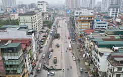 Hà Nội cấm xe tải qua đường Kim Đồng phục vụ thi công hầm chui