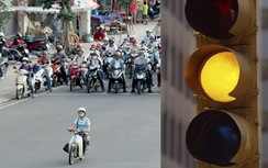 Đề xuất mới về vượt đèn vàng trong dự thảo Luật Trật tự ATGT
