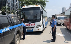 Hà Nội: Biện pháp mới ngăn xe khách vi phạm trên đường Phạm Hùng, Phạm Văn Đồng