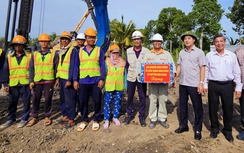 Bí thư Hậu Giang kiểm tra tiến độ thi công cao tốc trục ngang