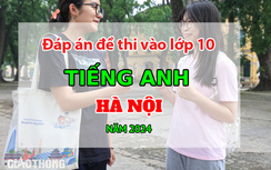Đáp án đề thi tuyển sinh lớp 10 môn Tiếng Anh Hà Nội năm 2024