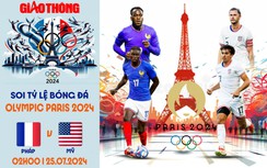 Soi tỷ lệ Pháp vs Mỹ (2h ngày 25/7), bảng A bóng đá nam Olympic 2024