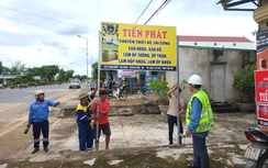 Quảng Bình: Tháo dỡ hàng quán lấn chiếm, quốc lộ 1A thông thoáng