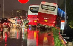 Xe tải lấn làn khiến 2 xe khách "dồn toa" trên QL18 làm 1 người tử vong tại chỗ