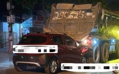 2 người tử vong trong vụ tai nạn ô tô con lao vào đuôi xe tải trên QL3