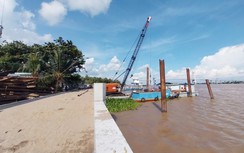 Dự án kè bảo vệ hơn 480 hộ dân ở Đồng Tháp thi công vượt tiến độ