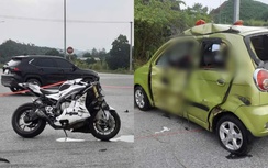 Thêm thông tin về nữ tài xế phóng xe phân khối lớn đâm lật ô tô ở Yên Bái