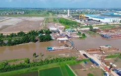 Cầu vượt sông Hóa kết nối Hải Phòng - Thái Bình phấn đấu thông xe vào tháng 5/2025