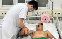 Nhập viện cấp cứu vì gạch rơi vào mu bàn chân gây uốn ván