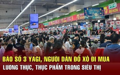Người dân Hà Nội đổ xô đi mua thực phẩm trước khi bão Yagi đổ bộ