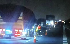 Hai xe tải va chạm trên cao tốc Vĩnh Hảo - Phan Thiết, một phụ xe tử vong