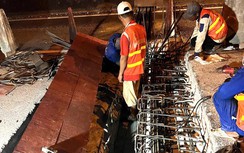 Sửa chữa khe co giãn cầu Long Thành đang vượt tiến độ