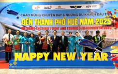 Vietnam Airlines đón những vị khách đầu tiên năm 2025