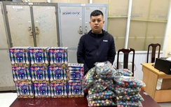 Thanh niên dương tính ma túy, không có GPLX ngang nhiên chở pháo lậu đi tiêu thụ