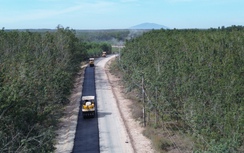 Tuyến đường 102 tỷ đồng vào ga Gia Huynh đang thi công ra sao?