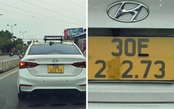 Tài xế che biển số, sửa chữ F thành E bị phạt 23 triệu