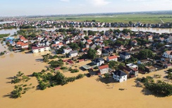 Lũ trên sông Cầu, sông Thương đang rút nhanh, nhiều nơi Bắc Ninh vẫn ngập sâu