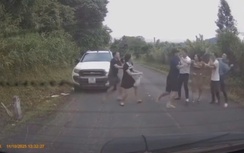 Công an làm việc với hai nhóm người ẩu đả sau va chạm giao thông ở Lâm Đồng