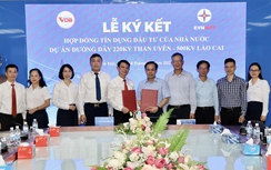 EVNNPT và VDB ký hợp đồng tín dụng đầu tư dự án đường dây 220kV Than Uyên - 500kV Lào Cai