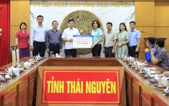 Báo Xây dựng và các nhà tài trợ ủng hộ hơn 2,4 tỷ đồng giúp Thái Nguyên khắc phục bão lũ