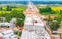 Các dự án cao tốc ở Đồng bằng sông Cửu Long đang thi công thế nào?