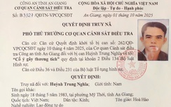 Truy nã gã đàn ông đâm chết chủ nhà vì bị nhắc nhở không được đập ly trong lúc nhậu