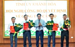 Khánh Hòa điều động, bổ nhiệm Phó giám đốc Sở Xây dựng và lãnh đạo sở ngành, địa phương