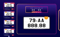 Một biển số xe máy "ngũ quý" trúng đấu giá gần 800 triệu đồng