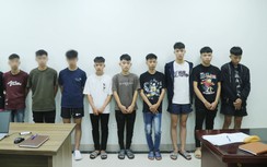 Bắt 20 đối tượng mang hung khí diễu phố ở Bắc Ninh