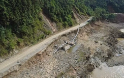 Khẩn cấp khắc phục sạt lở tuyến đường 400 tỷ đồng nối QL32 với cao tốc Nội Bài - Lào Cai