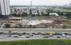 Cận cảnh bến xe 120 tỷ đồng hiện đại bậc nhất Hà Nội sau nửa năm thi công