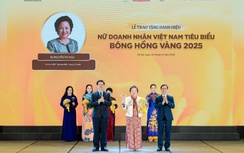 Chủ tịch Tập đoàn BRG được vinh danh TOP 10 “Nữ DN Việt Nam tiêu biểu - Bông hồng Vàng"