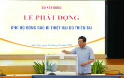 Bộ Xây dựng quyên góp, ủng hộ đồng bào bị thiệt hại do cơn bão số 10
