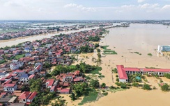 Nước sông Cầu lên cao, Bắc Ninh vẫn còn hơn 2.100 hộ dân bị cô lập