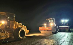 Xuyên đêm tăng tốc thi công cao tốc Chí Thạnh - Vân Phong