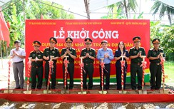 Quân khu 9 khởi công xây dựng 144 căn nhà hỗ trợ ổn định dân cư, người có công