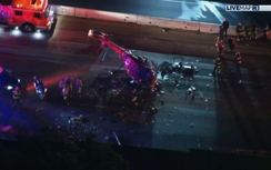 Mỹ: Trực thăng y tế rơi trên đường cao tốc khiến 3 người nguy kịch