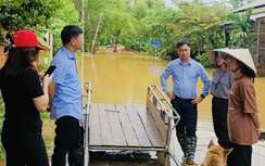 Hà Nội: Hơn 2.500 người dân xã Trung Giã bị cô lập do ngập sâu